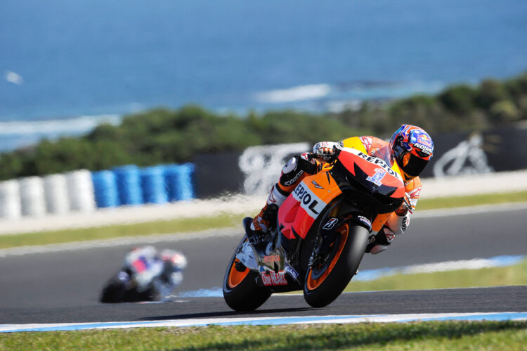 MotoGP: Casey Stoner devastado com despedida de Phillip Island ‘Parte-me o coração’