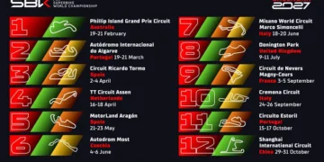 WSBK: Oficial! Mundial revela calendário de 2027 com regresso de Valência e final inédita na China