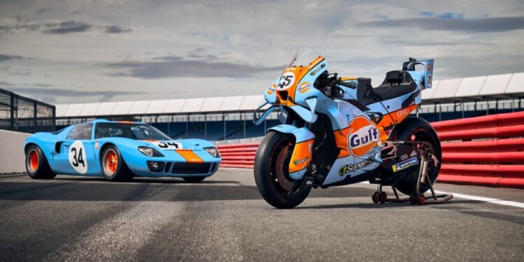 MotoGP: Trackhouse veste as Aprilia de azul e laranja; Gulf regressa para celebrar 125 anos